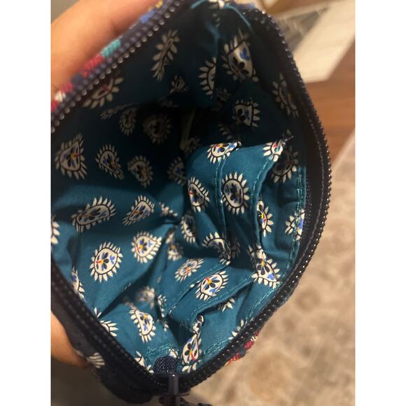 VERA BRADLEY Clip & Zip Mini Pouch in Cotton Scottie Dog Wristlet - Picture 3 of 4